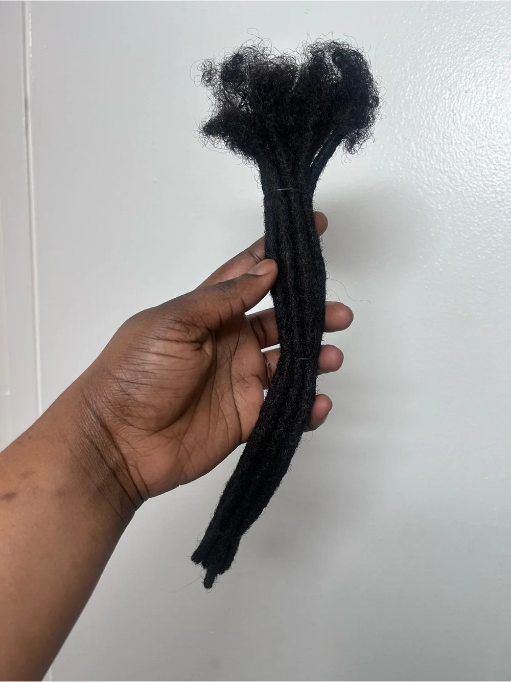 Amazon Natural Black Faux Locs Extension Bundle